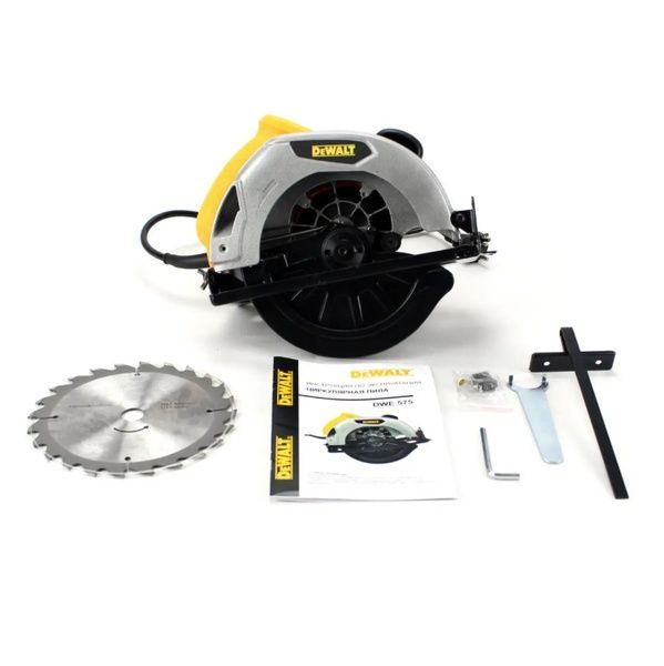 Циркулярна дискова пила DeWalt DWE575 (1200 Вт, 5000 об/хв). Циркулярка Деволт DeWalt 575 фото