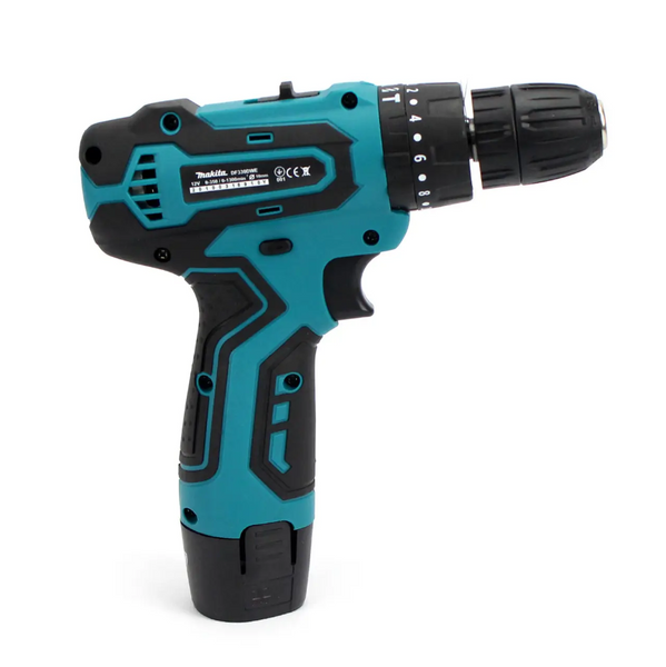 Ударный шуруповерт Makita DF330DWE (12V, 2Ah) с набором инструментов. АКБ шуруповерт Макита Makita DF330DWE фото