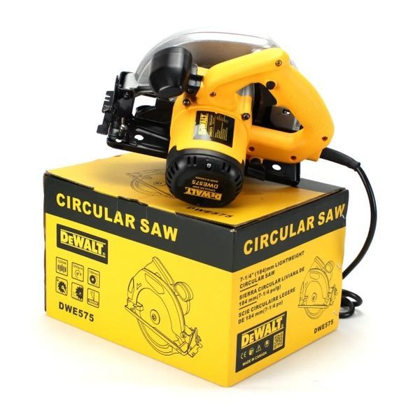 Циркулярна дискова пила DeWalt DWE575 (1200 Вт, 5000 об/хв). Циркулярка Деволт DeWalt 575 фото