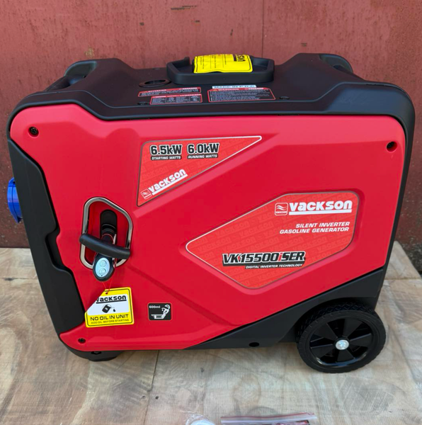 Інверторний генератор Vackson VK15500iSER 6.5 кВт с Електростартером та Пультом ДК, тихий бензиновий генератор VK15500iSER (6.0-6.5 кВт) фото