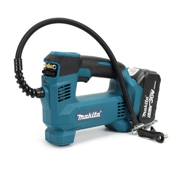 Аккумуляторный автомобильный компрессор Makita DMP180 (12л/мин 36V, 5Ah), с LED-индикатором давления DMP180 фото
