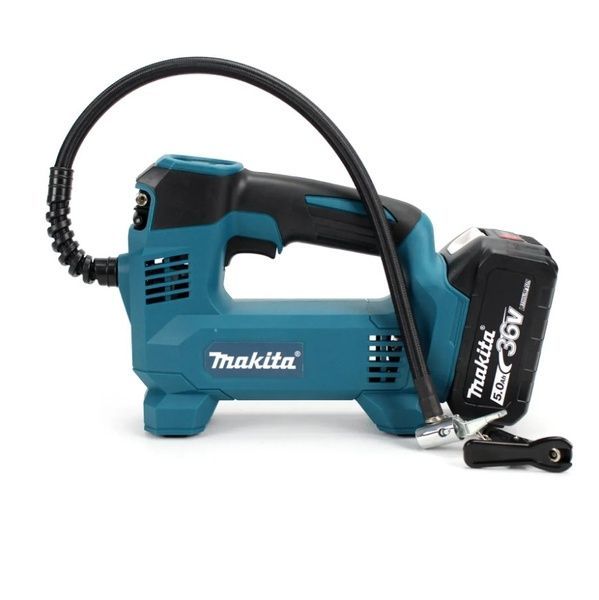 Аккумуляторный автомобильный компрессор Makita DMP180 (12л/мин 36V, 5Ah), с LED-индикатором давления DMP180 фото