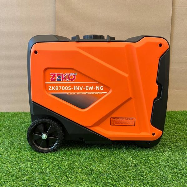 Інверторний бензиновий генератор Zeko ZK8700S-INV-EW-NG/GAZ 5.0 кВт, Газ-Бензин с Електростартером та Пультом ДК, тихий бензиновий генератор Zeko ZK8700S-INV-EW-NG (4.5/5.0 кВт) фото