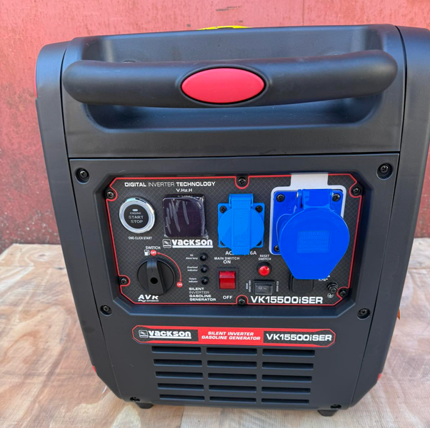 Інверторний генератор Vackson VK15500iSER 6.5 кВт с Електростартером та Пультом ДК, тихий бензиновий генератор VK15500iSER (6.0-6.5 кВт) фото