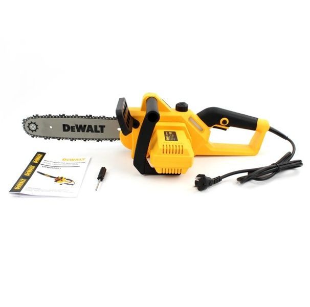 Электрическая цепная пила DeWalt DCM2800X1 (шина 30 см, 2.8 кВт) Электропила Деволт DCM2800 фото