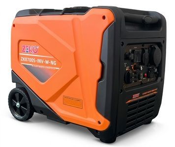 Інверторний бензиновий генератор Zeko ZK8700S-INV-W-NG/GAZ 5.0 кВт, Газ-Бензин, тихий бензиновий генератор ZK8700S-INV-W-NG (4.5/5.0 кВт) фото