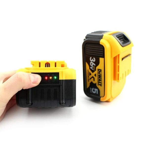 Набір 2в1 DeWalt АКБ болгарка DCG405 (36V, 5AH) + Мережева болгарка DWE8110S (&Oslash;125мм) Набір 2в1 Деволт 37663 фото