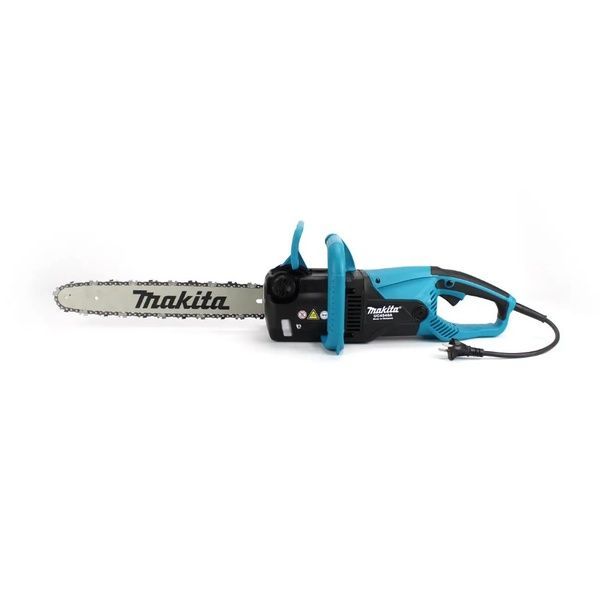 Электрическая цепная пила Makita UC4540A (шина 40 см, 2.2 кВт) с бесключевой натяжкой цепи. Электропила макита UC4540A фото