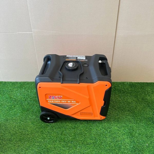 Інверторний бензиновий генератор Zeko ZK8700S-INV-W-NG/GAZ 5.0 кВт, Газ-Бензин, тихий бензиновий генератор ZK8700S-INV-W-NG (4.5/5.0 кВт) фото