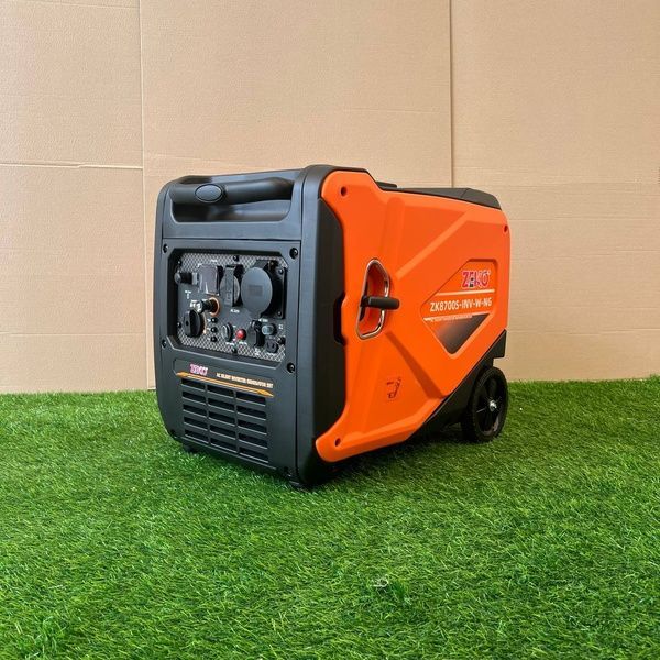 Інверторний бензиновий генератор Zeko ZK8700S-INV-W-NG/GAZ 5.0 кВт, Газ-Бензин, тихий бензиновий генератор ZK8700S-INV-W-NG (4.5/5.0 кВт) фото