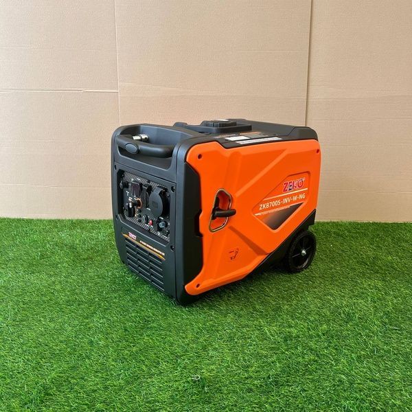 Інверторний бензиновий генератор Zeko ZK8700S-INV-W-NG/GAZ 5.0 кВт, Газ-Бензин, тихий бензиновий генератор ZK8700S-INV-W-NG (4.5/5.0 кВт) фото