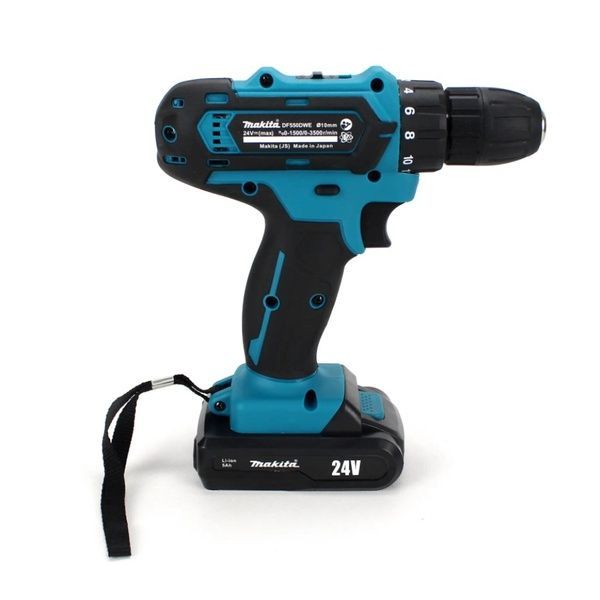 Шуруповерт Makita 550 DWE (24V 5A/h Li-Ion) Акумуляторний шуруповерт Макіта, дриль шуруповерт 550 DWE фото