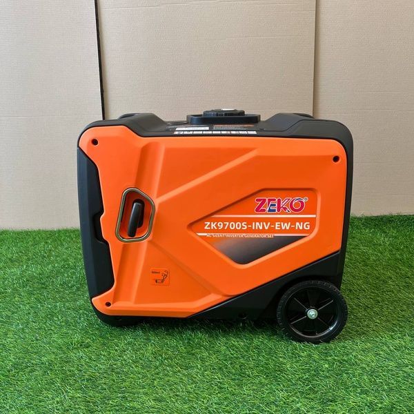 Інверторний бензиновий генератор Zeko ZK9700S-INV-ЕW-NG/GAZ 7.0 кВт, Газ-Бензин с Електростартером та Пультом ДК, тихий бензиновий генератор ZK9700S (6.5/7.0 кВт) фото