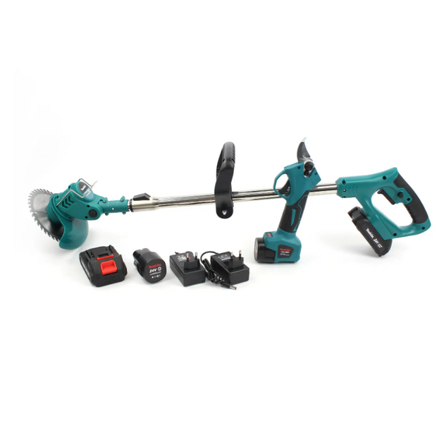 Набор 2в1 АКБ Makita (секатор DUP 265Z + триммер UR120DWAE) Набор 2в1 Макита 39857945 фото